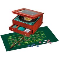 Routette Set, Design, exklusive Holzbox, mit Aufbewahrungsfach von Philos