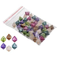 Würfel, 8 seitig, pearl, 50er Beutel von Philos