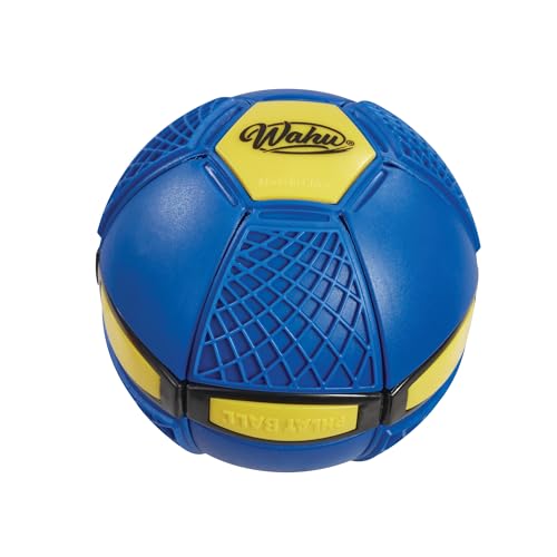 Wahu - PHLAT BALL Junior - Blau - Mini Faltbare Wurfscheibe - Outdoor-Spiele für Kinder ab 5 Jahren - Innovative Ball 10,2cm, Frisbee 15,2cm - Outdoor-Spiele für 2+ Spieler - Mini-Reiseversion von WAHU