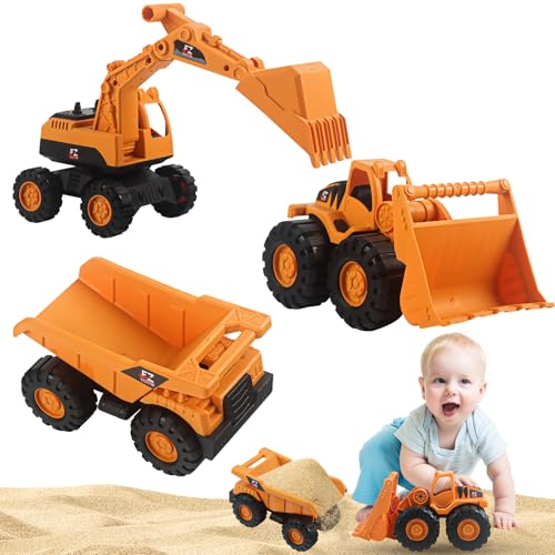 Phlognfy Sandspielzeug Bagger Sandkasten, 3Pcs Kinder Bagger Spielzeug Set, mit Kipplaster Bagger Frontlader, für Mädchen Junge Sommer Strandspielzeug Phlognfy Sandspielzeug Bagger Sandkasten, 3Pcs Kinder Bagger Spielzeug Set, mit Kipplaster Bagger Frontlader, für Mädchen Junge Sommer Strandspielzeug von Phlognfy
