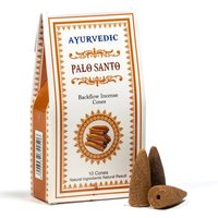 Ayurvedische Rückfluss-Räucherkegel "Palo Santo" für Wasserfall-Effekt, 10 Stück Ayurvedische Rückfluss-Räucherkegel "Palo Santo" für Wasserfall-Effekt, 10 Stück von Phoenix Import