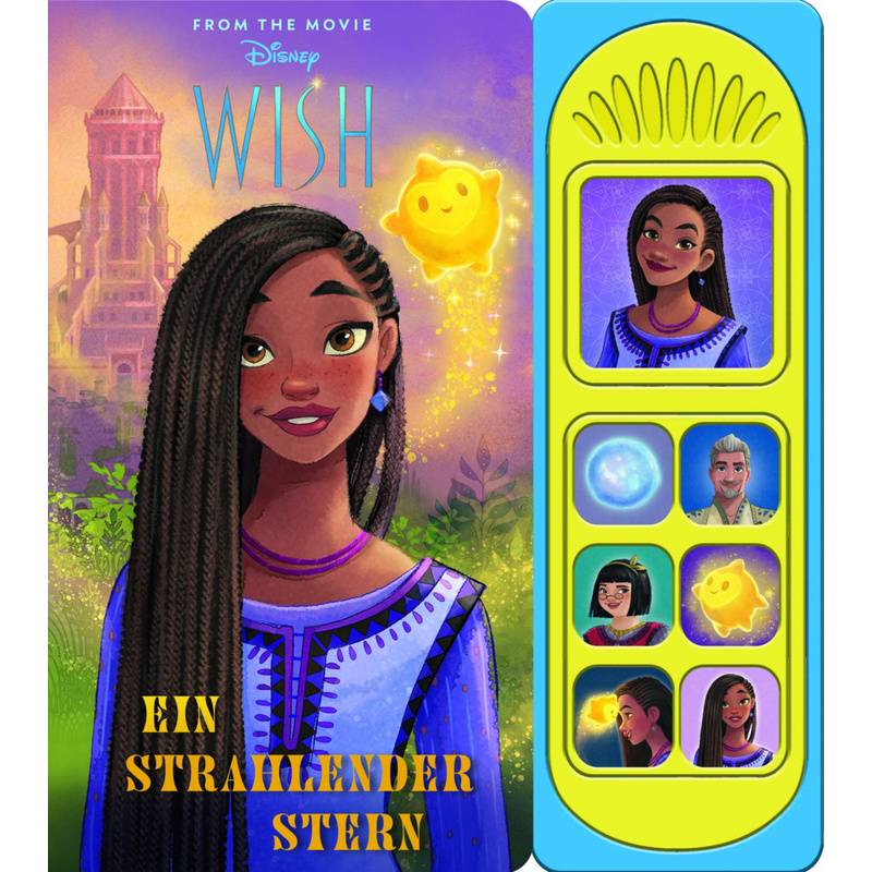 Disney Wish - Ein strahlender Stern - Soundbuch - Pappbilderbuch mit 7 Geräuschen - Buch zum Film von Phoenix International Publications