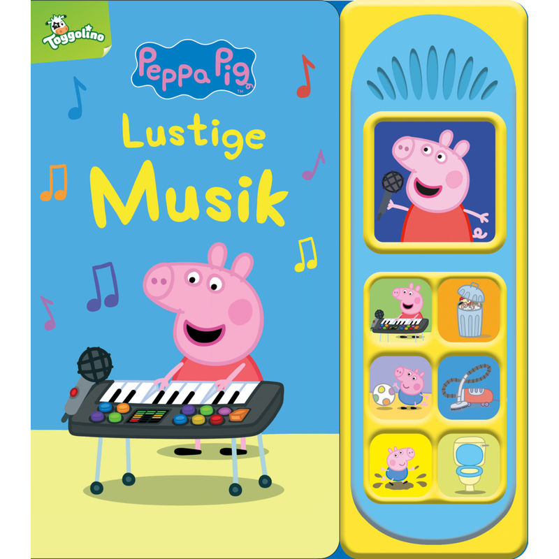 Peppa Pig - Lustige Musik -Soundbuch - Pappbilderbuch mit 7 lustigen Geräuschen von Phoenix International Publications
