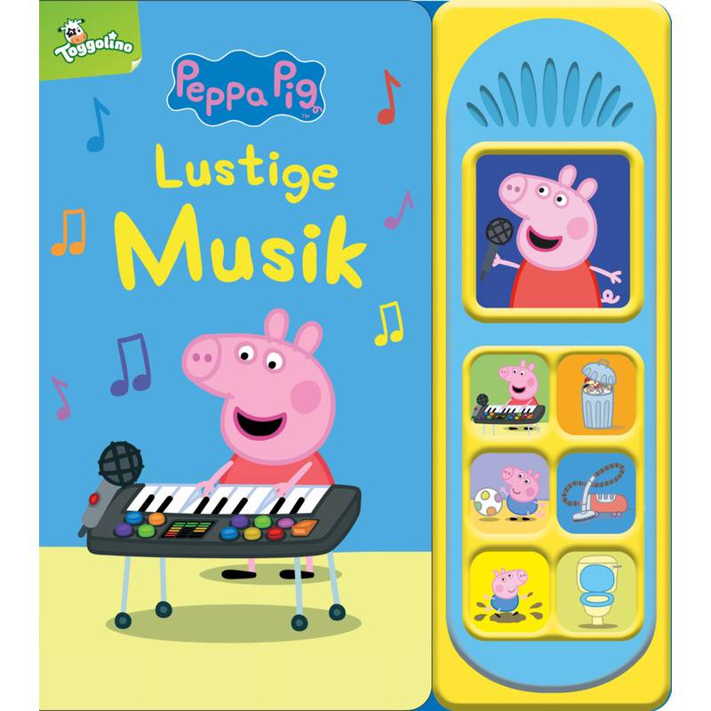 Peppa Pig - Lustige Musik -Soundbuch - Pappbilderbuch mit 7 lustigen Geräuschen von Phoenix International Publications