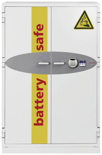 Phoenix BS1934E Battery Commander Batterie-Aufbewahrungstresor feuergeschützt Zahlenschloss von Phoenix
