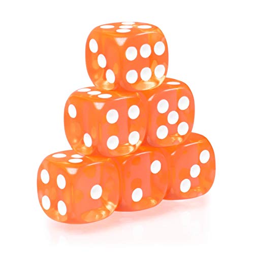 PhoneNatic - 6 Spielwürfel für Brett - Rollen und Tabletopspiele in orange PhoneNatic - 6 Spielwürfel für Brett - Rollen und Tabletopspiele in orange von PhoneNatic