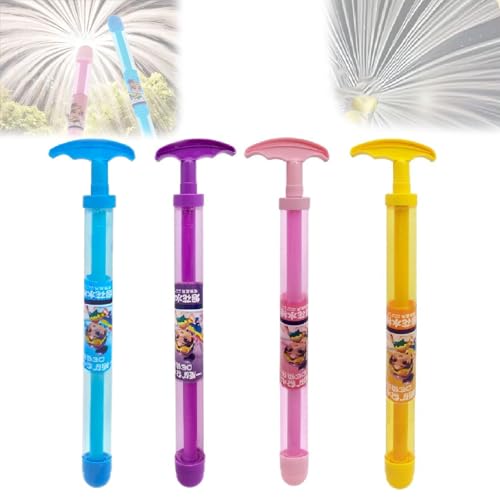 Citaway Feuerwerk Wasserpistole, Ausziehbare Feuerwerks-Wasserpistole Mit Großer Kapazität, Geeignet Für Innenhöfe, Strandparks Und Poolpartys (4er-Pack) von Phqenzap