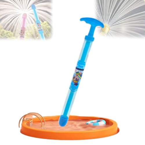 Citaway Feuerwerk Wasserpistole, Ausziehbare Feuerwerks-Wasserpistole Mit Großer Kapazität, Geeignet Für Innenhöfe, Strandparks Und Poolpartys (Blau) von Phqenzap