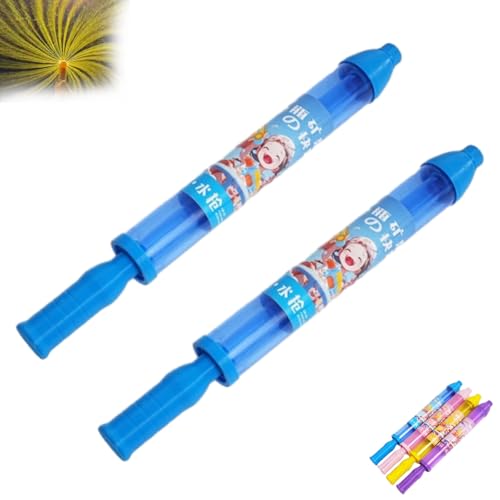 Feuerwerk Wasserpistole, Romantisches Wasserpistole Mädchen Spielzeug, Wasserspray Spielzeug Für Strands Spielplatz Pool Parteien, 2/4 Stück Feuerwerk Wasser Squirter (Blau*2) von Phqenzap