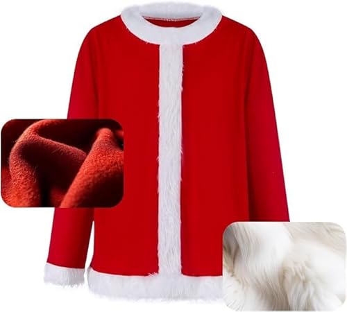 phyfalip Weihnachtsmann-Kostüm, 7-teiliges grünes Monster-Kostüm-Set für Erwachsene, Cosplay, XXXL phyfalip Weihnachtsmann-Kostüm, 7-teiliges grünes Monster-Kostüm-Set für Erwachsene, Cosplay, XXXL von Phyfalip