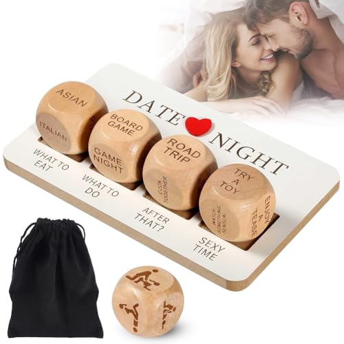 Date Night Würfel, Date Ideen für Paare, Würfel für Paare, lustige Date-Nacht-Ideen, Romantisches Paar-Würfel-Set, lustiges Geschenk zum Valentinstag, Jahrestag, Geburtstag,EIN anderes Dating-Erlebnis Date Night Würfel, Date Ideen für Paare, Würfel für Paare, lustige Date-Nacht-Ideen, Romantisches Paar-Würfel-Set, lustiges Geschenk zum Valentinstag, Jahrestag, Geburtstag,EIN anderes Dating-Erlebnis von Piashow