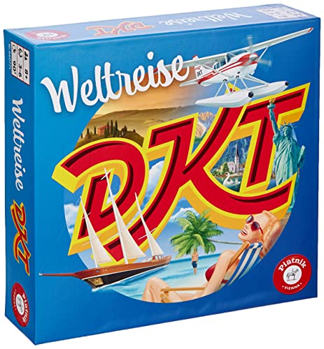 Piatnik PIA06607 Nein DKT-Weltreise, Spiel, Mehrfarbig, 27,5 x 25 cm von Piatnik