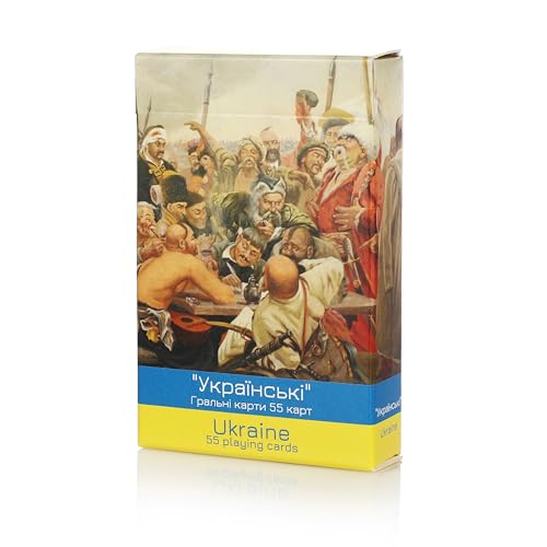 Piatnik - Ukrainische Spielkarten - Ukrainian Playing Cards - Украïнськi Грапьнi кapти 55 каpт - 55 Spielkarten/55 Playing Cards von Piatnik Vienna