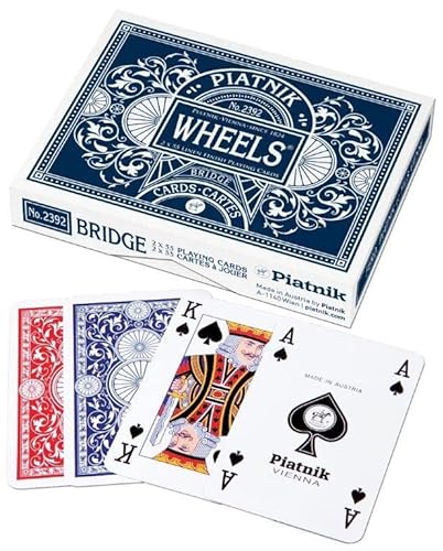 Bridge Wheels (lino) Doppelspiel von Piatnik