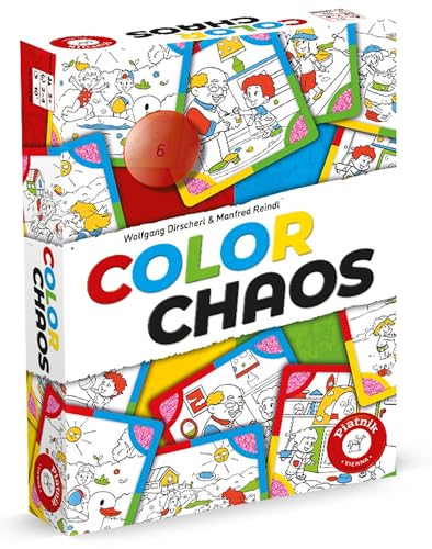 Color Chaos - ein schnelles und farbenfrohes Reaktionsspiel Color Chaos - ein schnelles und farbenfrohes Reaktionsspiel von Piatnik