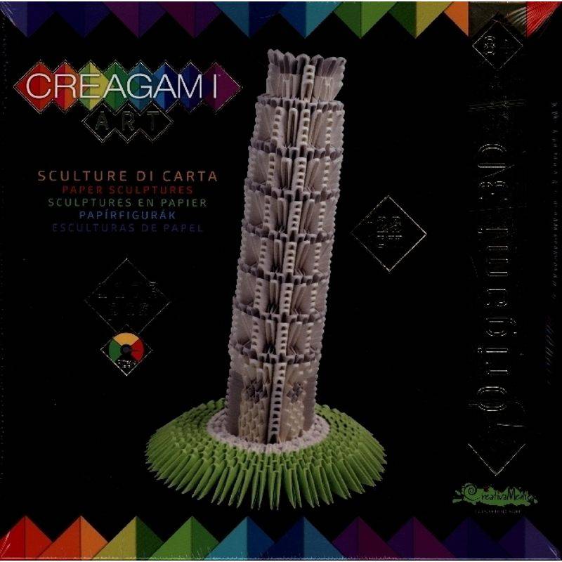 CREAGAMI - Origami 3D Schiefe Turm von Pisa 1173 Teile von Piatnik