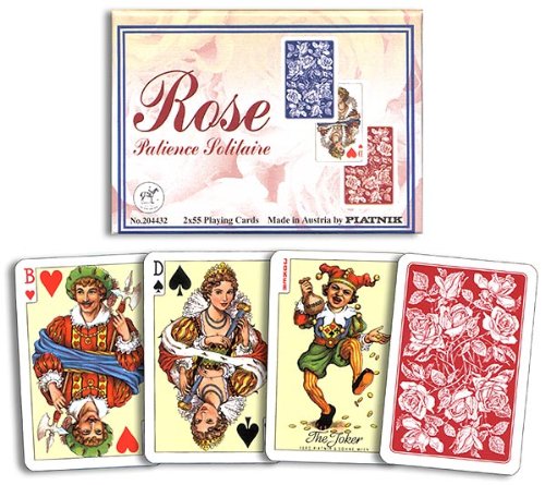 Piatnik Kartenspiele, Patience Rose Solitaire von Piatnik