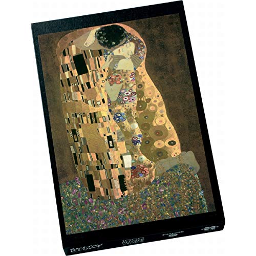 Piatnik 5575 Gustav Klimt 1000 Teile Puzzle Kuss-Metallic, Multicolor von Piatnik