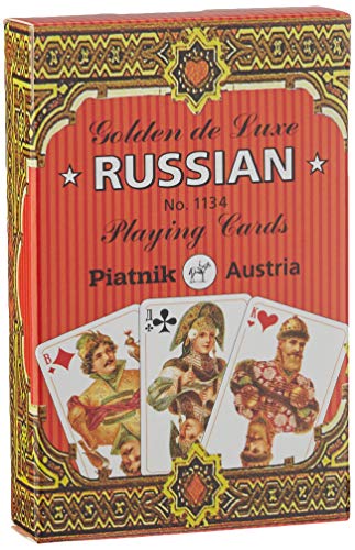 Piatnik 1134.0 1134" Russian Golden de Luxe-Single Deck, 3 Jahre to 99 Jahre Piatnik 1134.0 1134" Russian Golden de Luxe-Single Deck, 3 Jahre to 99 Jahre von Piatnik