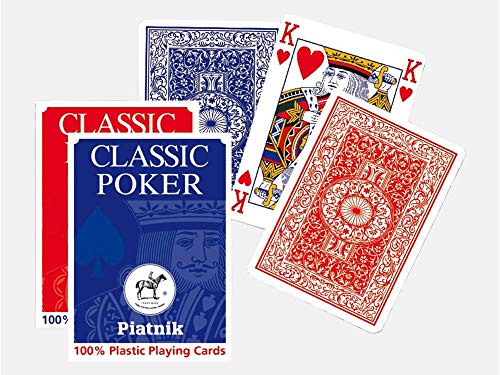 Piatnik 1360 - Pokerkarte Vollplastick 4 Eck Faltschachtel Piatnik 1360 - Pokerkarte Vollplastick 4 Eck Faltschachtel von Piatnik