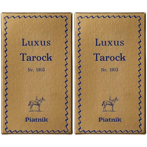 Piatnik 1903 - Tarock Luxus (Packung mit 2) von Piatnik