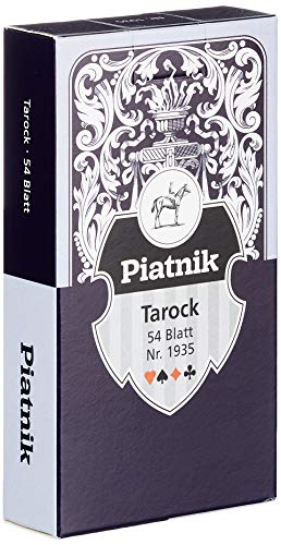 Piatnik - 1935 Tarock Ornament 54 Blatt, Rot/Ausflug, Einfarbig (Getaway Solids) Piatnik - 1935 Tarock Ornament 54 Blatt, Rot/Ausflug, Einfarbig (Getaway Solids) von Piatnik