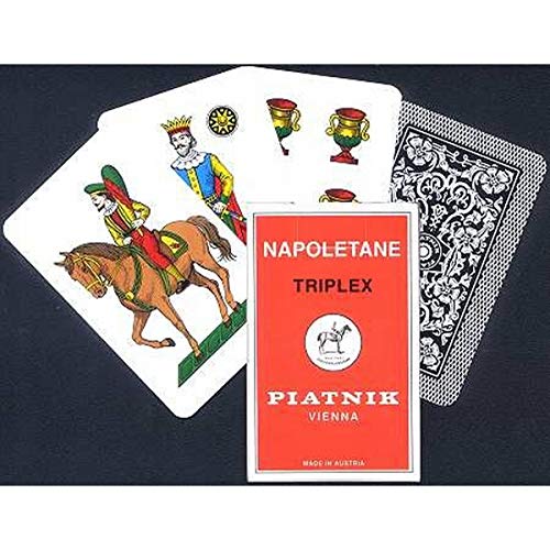 Piatnik 1950 - Kartenspiel "Napoletane", 40 Blatt, Weiß Piatnik 1950 - Kartenspiel "Napoletane", 40 Blatt, Weiß von Piatnik