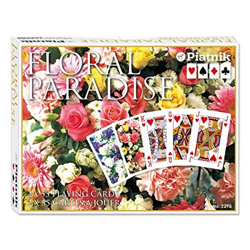 Piatnik 2298 - Kartenspiel "Blumenparadies", 2 x 55 Blatt, rosa Piatnik 2298 - Kartenspiel "Blumenparadies", 2 x 55 Blatt, rosa von Piatnik