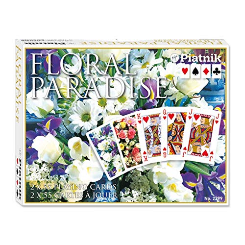 Piatnik 2299 - Kartenspiel "Blumenparadies", 2 x 55 Blatt, blau Piatnik 2299 - Kartenspiel "Blumenparadies", 2 x 55 Blatt, blau von Piatnik