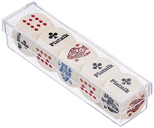Piatnik 2987 - Pokerwürfel 22mm (5 Stücke) von Piatnik
