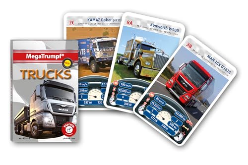 Piatnik 4215 - Quartett MegaTrumpf - Lastkraftwagen, Kartenspiel, Neu von Piatnik