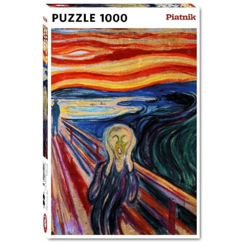 Piatnik 5529 - Edvard Munch - Der Schrei 1000 Teile Puzzle von Piatnik