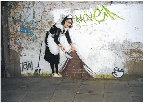 Banksy - Zimmermädchen - 1000 Teile Puzzle: Banksy - Zimmermädchen - 1000 Teile Puzzle, Größe 68 x 48 cm von Piatnik