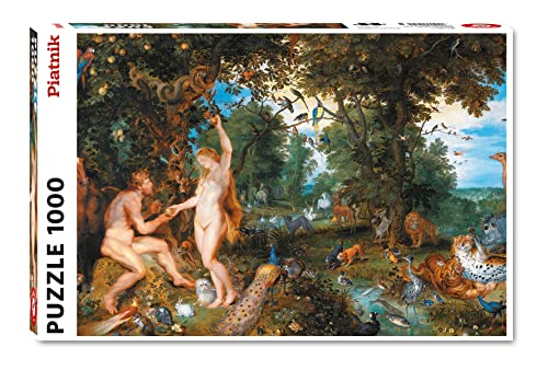 Piatnik 5545 Rubens & Brueghel d.Ä. -Der Garten Eden 1000 Teile, 68 x 48 cm von Piatnik