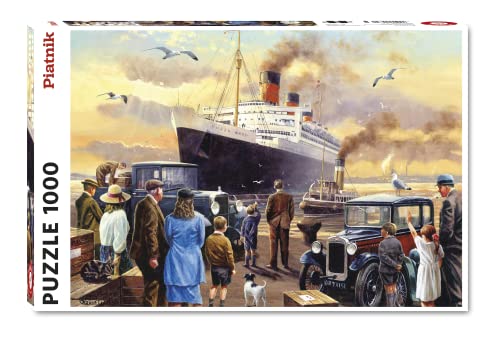 Piatnik 5563-Piatnik Puzzle-Walsh-RMS Queen Mary | 1000 Teile von Piatnik