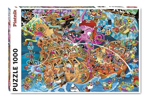 Piatnik 5568 1000 Teile Puzzle The Pink Pirate von Piatnik