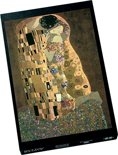 Piatnik 5575 Gustav Klimt 1000 Teile Puzzle Kuss-Metallic, Multicolor von Piatnik