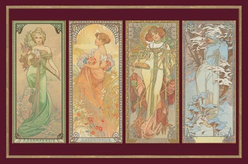 Piatnik 5576 Alfons Mucha 4 Jahreszeiten, 1.000 Teile Puzzle, Metallic, 1000 Piatnik 5576 Alfons Mucha 4 Jahreszeiten, 1.000 Teile Puzzle, Metallic, 1000 von Piatnik