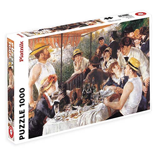Piatnik 5681 Auguste 5681-Renoir, Frühstück der Ruderer 1000 Teile, Multicolor von Piatnik