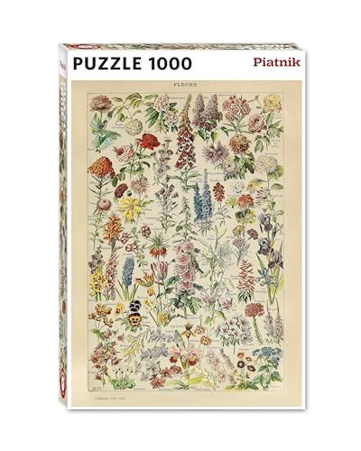Piatnik 570544 1000 Teile Puzzle Millot-Fleurs, Bunt von Piatnik