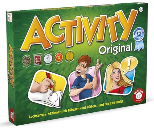 Piatnik 6028 - Activity Original |Spielklassiker für Partys und Spieleabende |Pantomime, Zeichnen, Erklären sind gefragt | 2.640 neue Begriffe | Bis zu 16 Spieler möglich von Piatnik