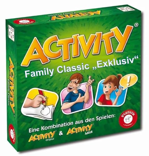 Piatnik 606076 Activity - Family Classic Exlusiv - Der Spieleklassiker als Kombination aus Activity Junior und Activity Original - Pantomime, Zeichnen, Erklären, Partyspiel Piatnik 606076 Activity - Family Classic Exlusiv - Der Spieleklassiker als Kombination aus Activity Junior und Activity Original - Pantomime, Zeichnen, Erklären, Partyspiel von Piatnik
