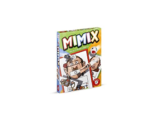Piatnik 6676 Mimix | Von Kopf bis Fuß Riesenspaß | Kinderspiel | Familienspiel | Ab 4 Jahren | 2-6 Spieler (PIA06676), Weiß von Piatnik
