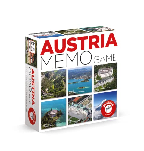 Piatnik 6677 Austria Memo-Spiel mit schönen Aussichten und Gehirnjogging von Piatnik