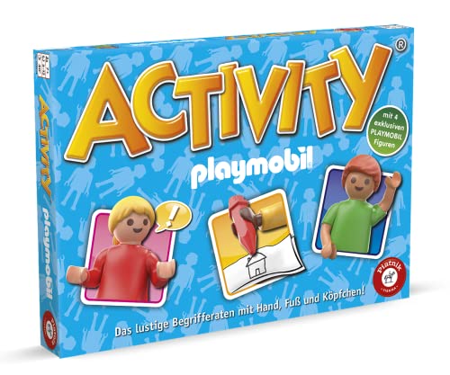 Piatnik 6685 Activity Original PLAYMOBIL-Figuren 6685-Activity Partyklassiker für Kids ab 7 Jahren/Mit 4 exklusiven, Multicolour, 39,8 x 28,2 x 5,5 von Piatnik