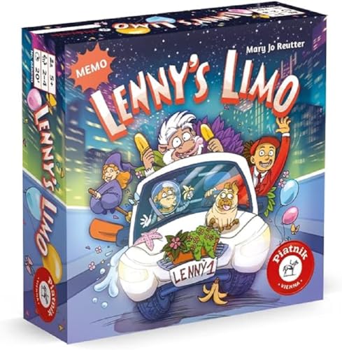 Piatnik 6688 - Lenny`s Limo/Das total verrückte Memo/Wer sammelt die meisten Passagierplättchen von Piatnik