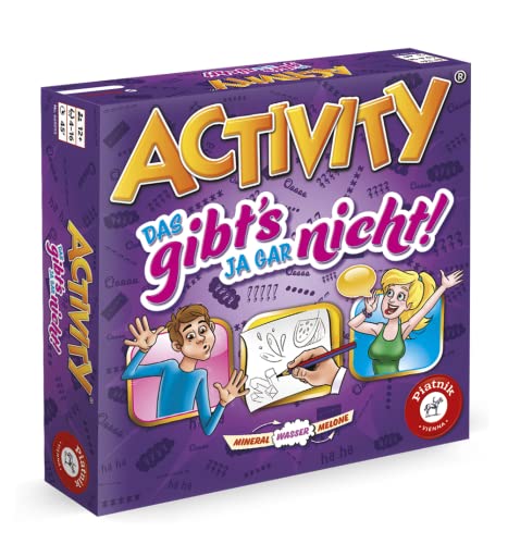 Piatnik 6692 6692-Activity-Das gibt´s ja gar Nicht | Die fantasievolle Edition für Partys und Spieleabende |Pantomime, Zeichnen, Erklären sind gefragt | 660 Neue Begriffe | Bis zu 16 Spieler möglich von Piatnik