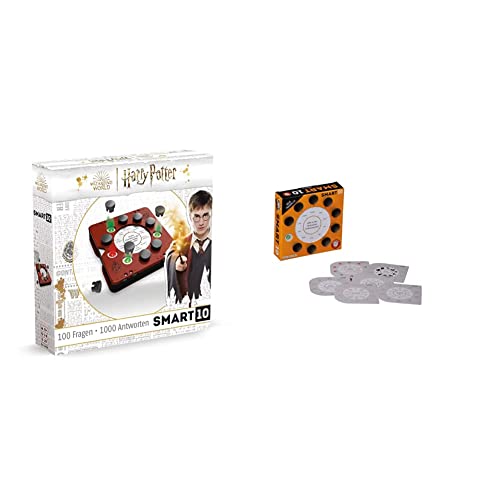 Piatnik 7246 - Smart 10 - Harry Potter/Smart Quizspiel Fans & 7183 7183-Smart Zusatzfragen Fragen und Neue Antworten | Spielbar mit der Originalspiel Family Edition, Smart 10 Erweiterung 2.0 von Piatnik