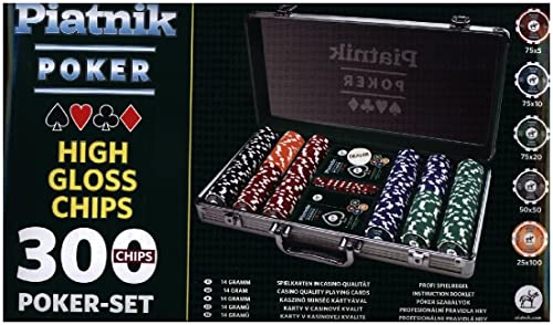 Piatnik 7903 - Poker Set 300 High Gloss Chips von Piatnik