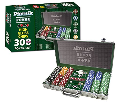 Piatnik 7903 - Poker Set 300 High Gloss Chips von Piatnik